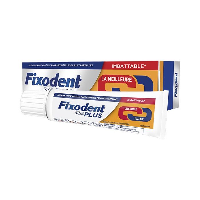 Fixodent pro plus creme adhesive 40g