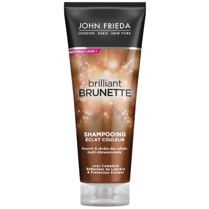 JOHN FRIEDA Brillant Brunette Shampooing Nutrition Protection Couleur 250ml