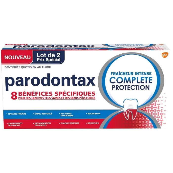 Parodontax Complete Protection Dentifrice lot de 2 x 75 ml