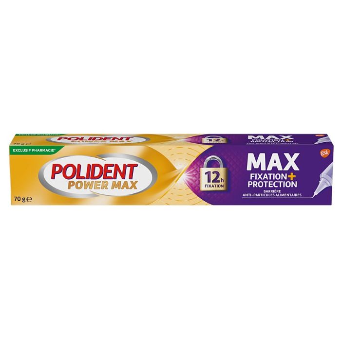Polident Power Max 12h Crème Fixative 70g