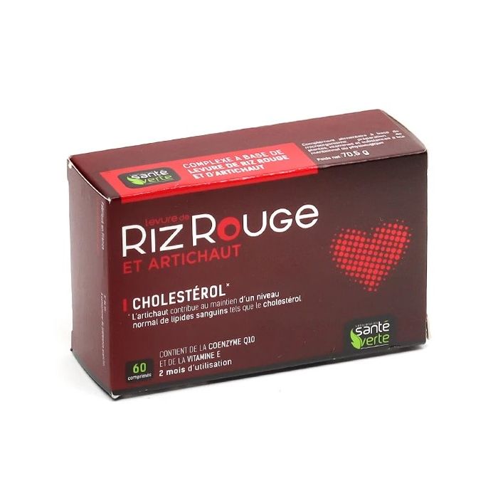 LEVURE DE RIZ ROUGE SANTE VERTE 60 COMPRIMES