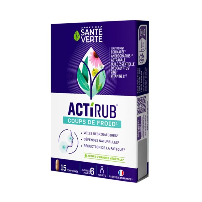 ACTI'RUB SANTE VERTE 15 COMPRIMES