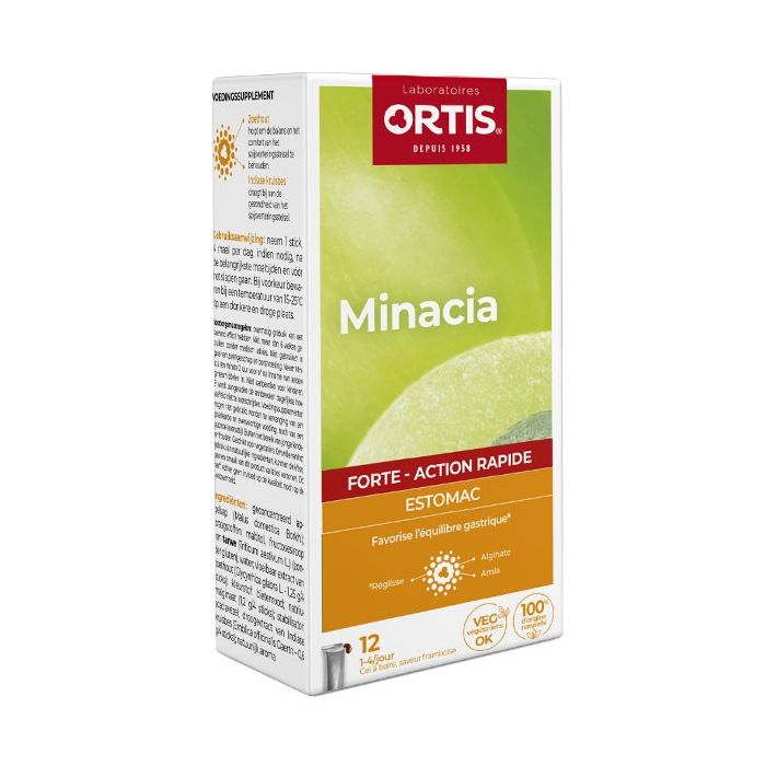 ORTIS Minacia Forte Estomac Action Rapide x12 sticks