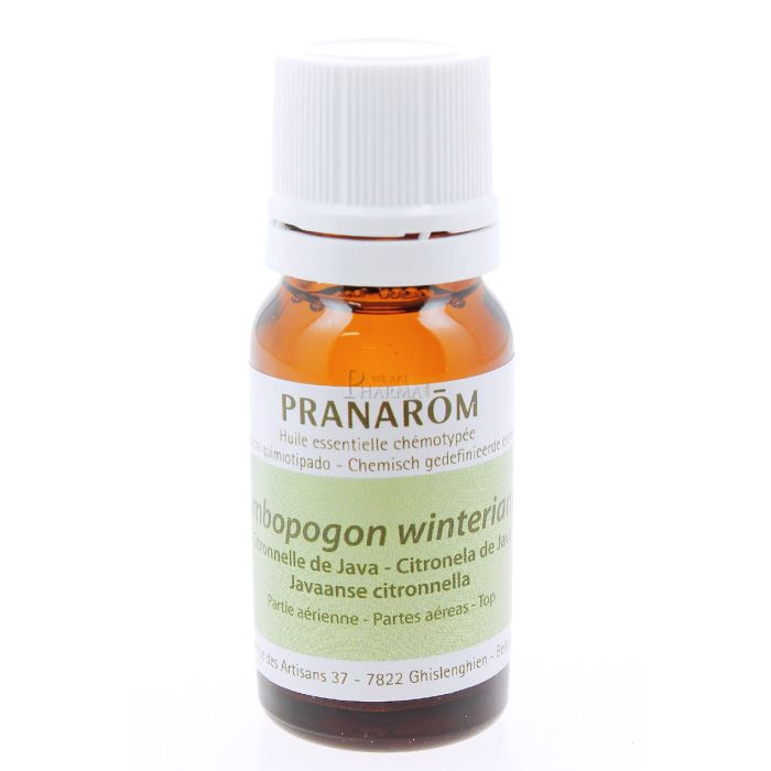 Huile essentielle citronnel de java pranarom 10ml