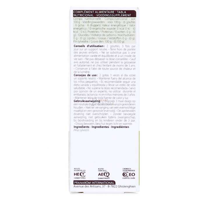 Huile essentielle pin sylvestre pranarom 10ml