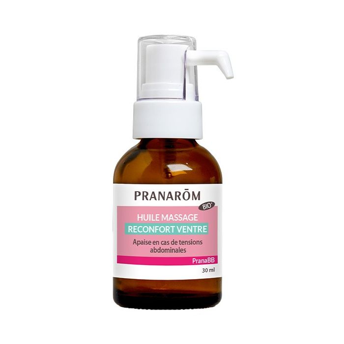 PRANABB Huile de Massage Réconfort Ventre BIO 30ml