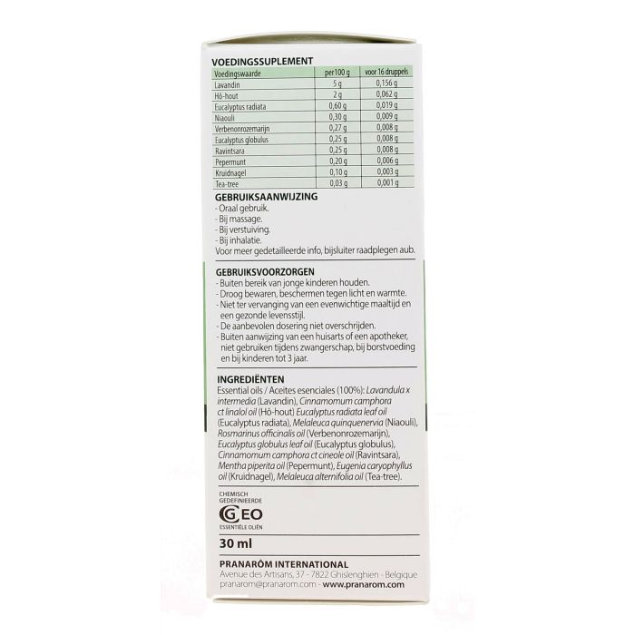 Pranarôm aromaforce solution defenses naturelles bio - renforcez votre systeme immunitaire naturellement