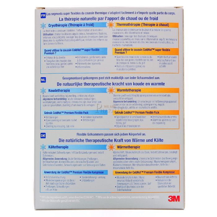 Nexcare coldhot coussin thermique premium flexible pack 11x23,5cm