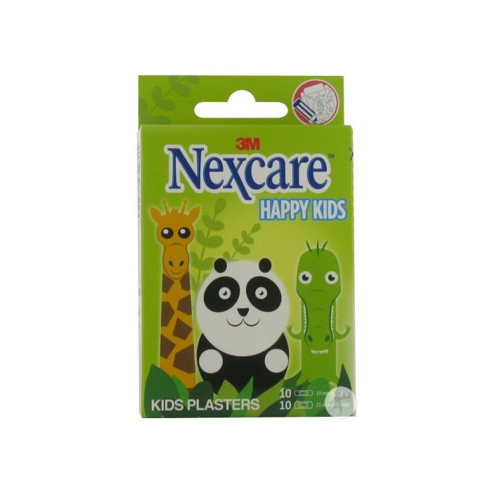 NEXCARE Pansements Protecteurs HAPPY KIDS (animaux) X20