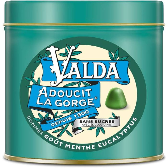 Valda gomme menthe eucalyptus 140g