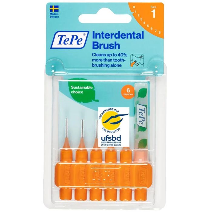TEPE BROSSETTES INTERDENTAIRES 0,45MM ORANGE