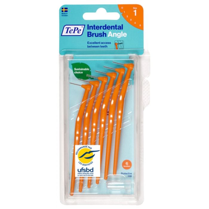 TEPE ANGLE BROSSETTES INTERDENTAIRES 0,45MM ORANGE