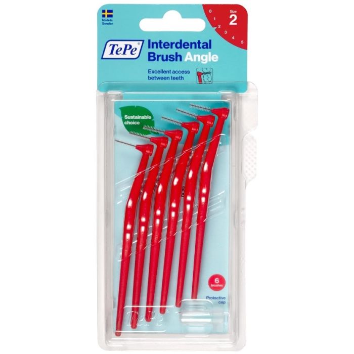 TEPE ANGLE BROSSETTES INTERDENTAIRES 0,5MM ROUGE