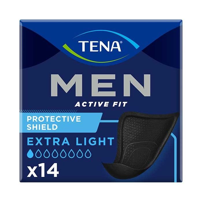 TENA Men Extra Light Protections pour hommes x14 serviettes