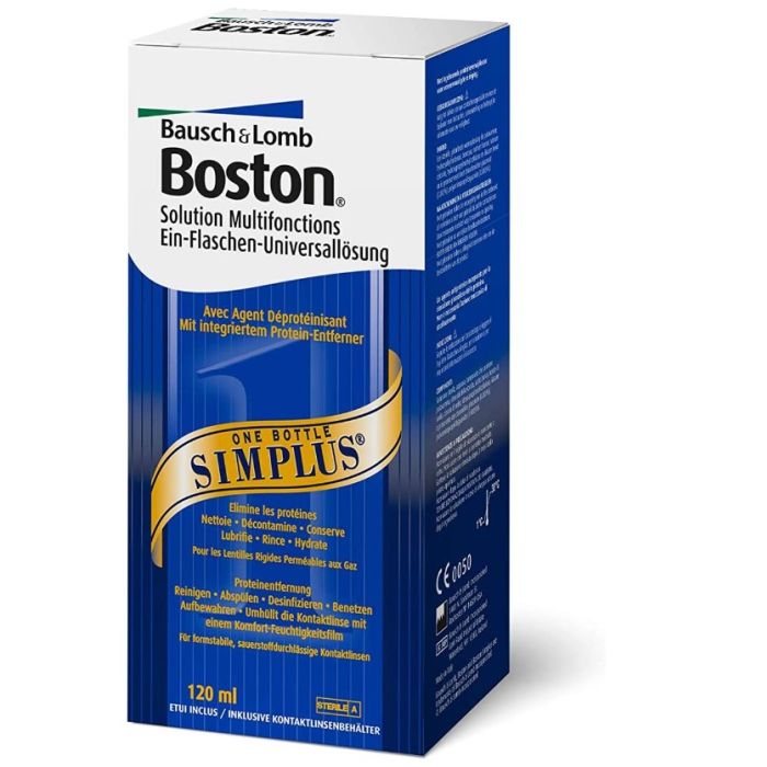 Boston Simplus Solution Multifonctions pour Lentilles 120ml