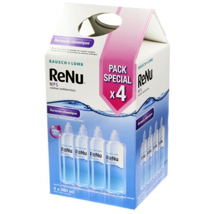 Renu MPS Solution Multifonctions pour Lentilles 4x360ml