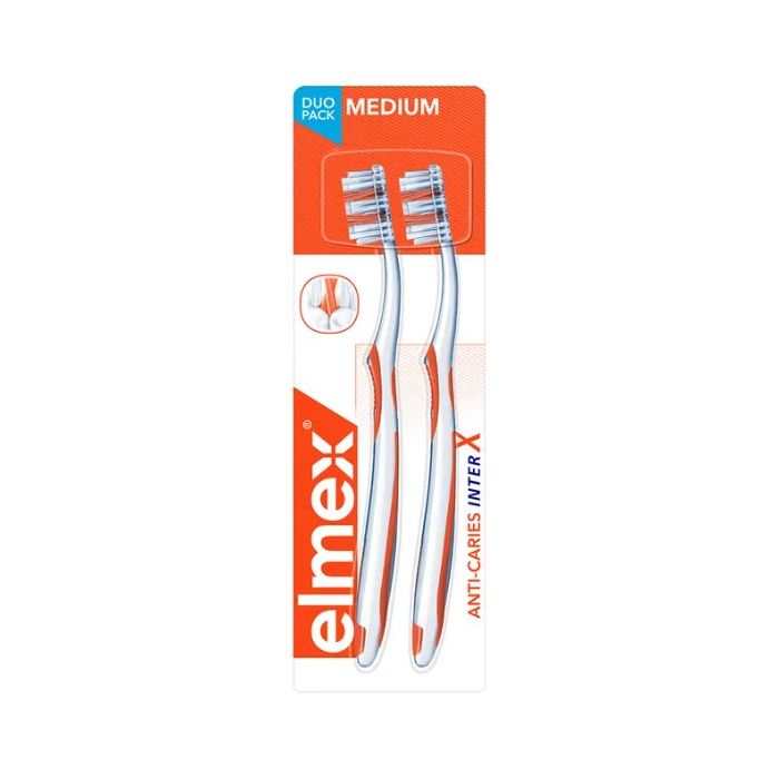ELMEX BROSSE A DENTS Medium INTER X – LOT DE 2
