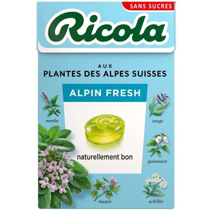 Ricola Alpin Fresh Bonbon Sans Sucres 50g