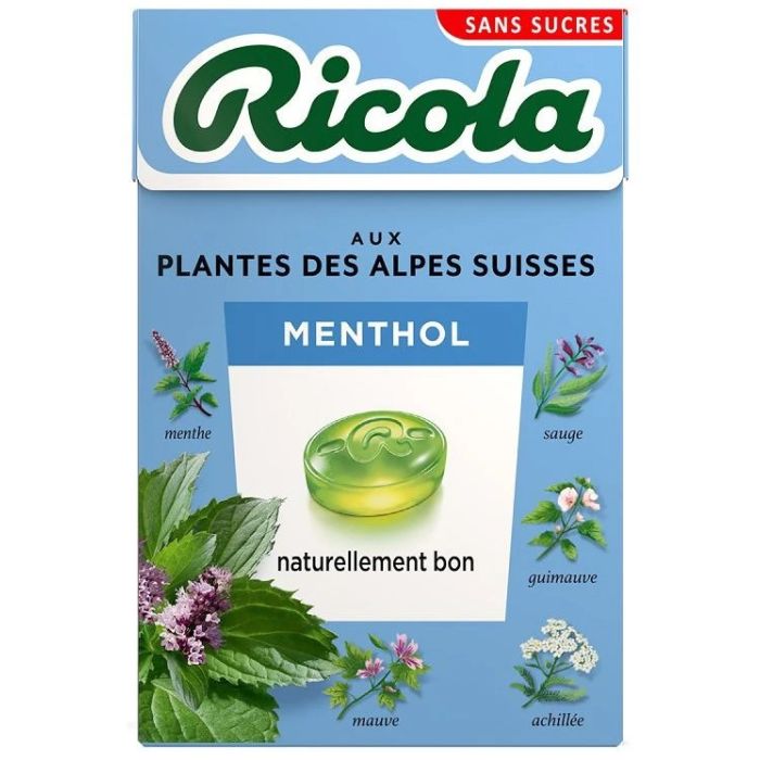 Ricola Menthol Bonbon Sans Sucres 50g