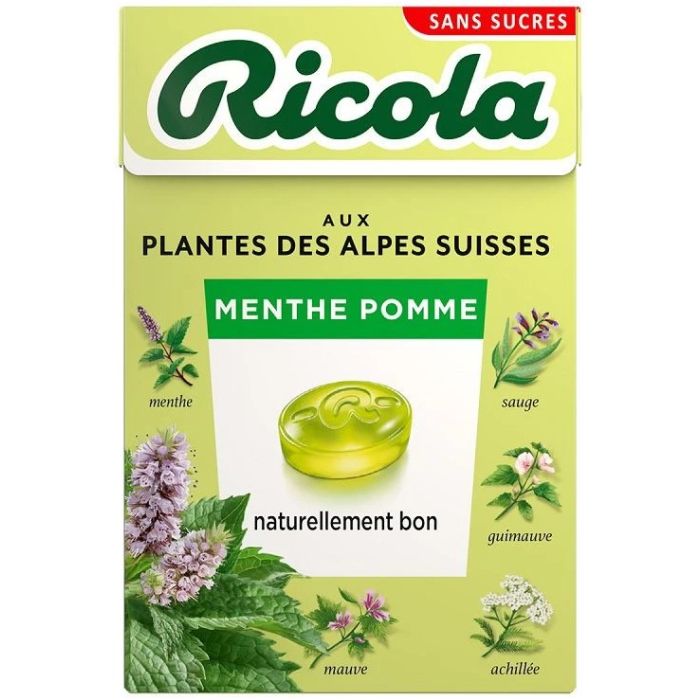 Ricola Pomme Bonbons Sans Sucres 50g