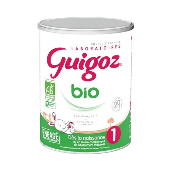 GUIGOZ 1 BIO Lait en Poudre 800gr