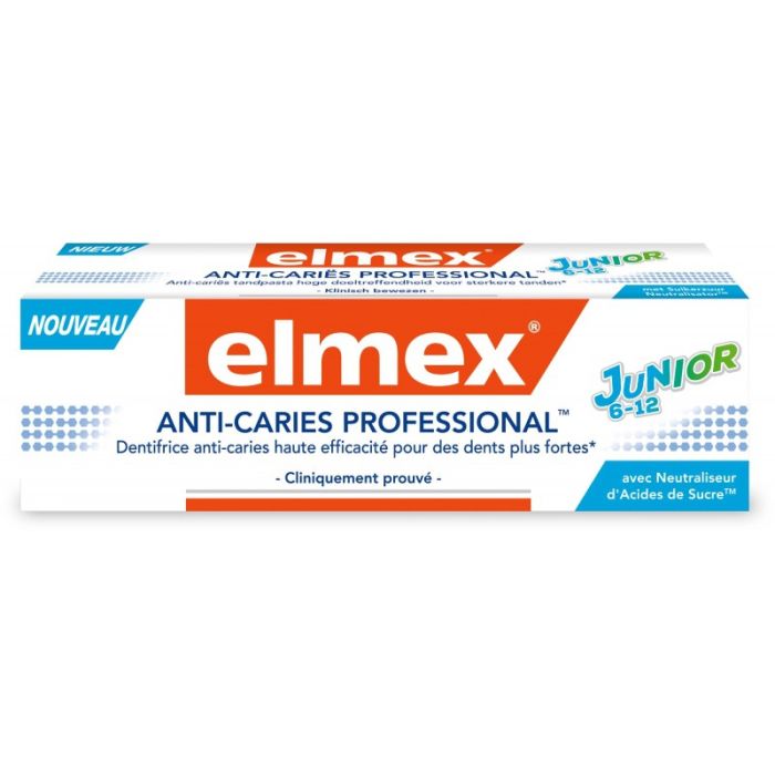 Elmex dentifrice junior pro anti carie 75ml