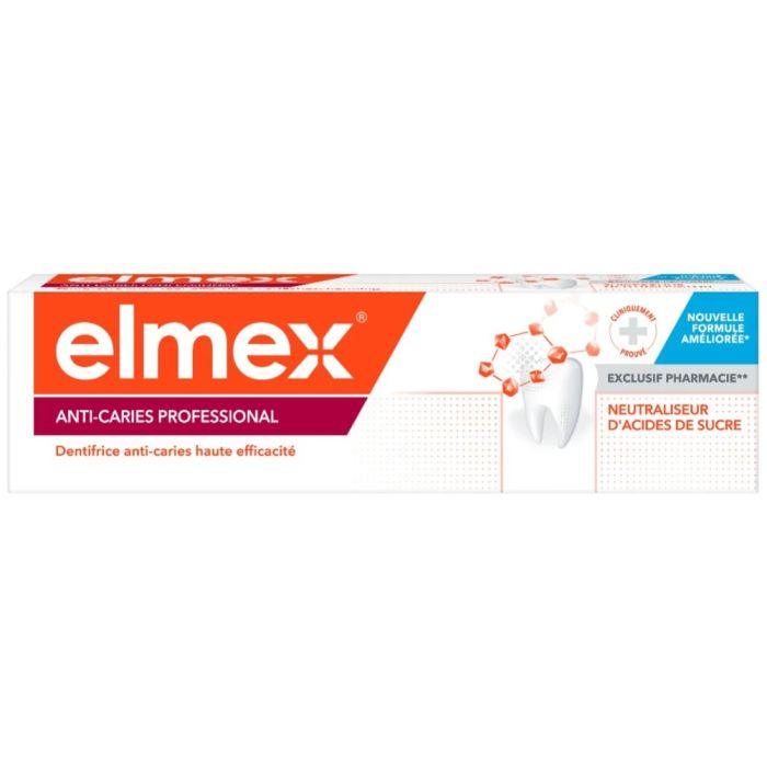 Elmex Dentifrice anti-caries professionnal 75ml