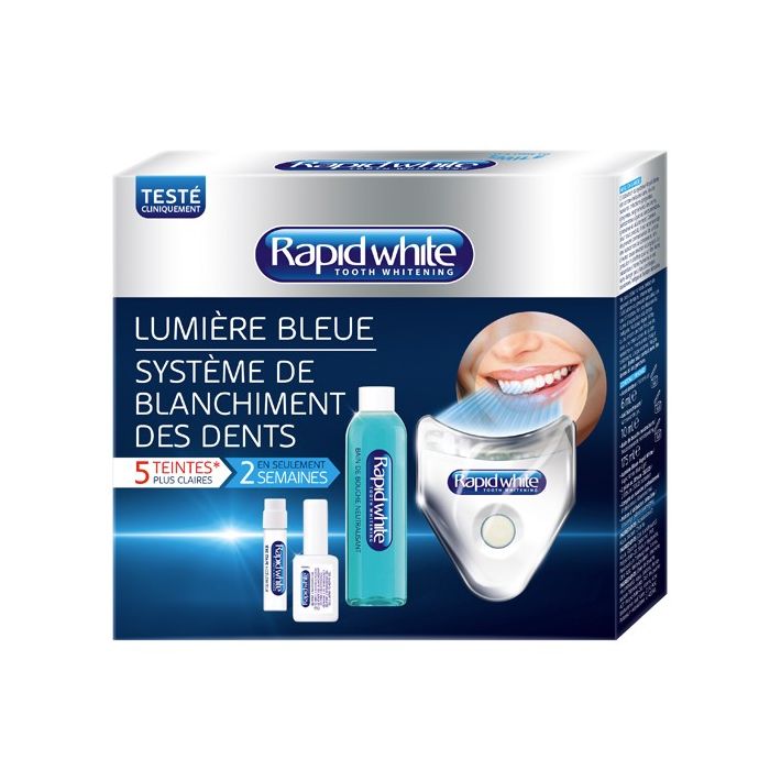 Rapid White Lumière Bleue Kit de blanchiment-packaging