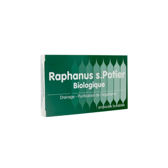Raphanus S.Potier biologique 12 ampoules